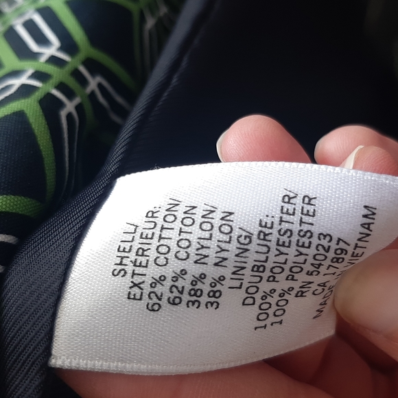 Women's Banana Republic Petite Retro 60's Printed Trench Coat Size XS - Picture 12 of 16